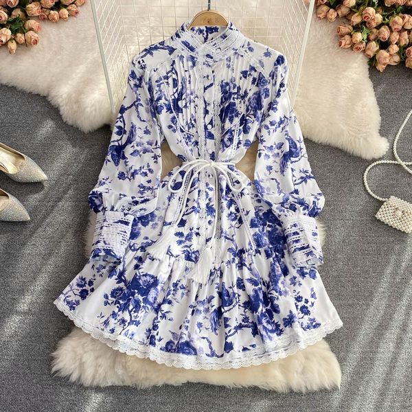 dresses banulin casual patchwork ruffles sashes slim mini dress female stand collar lantern sleeve high waist blue floral dress n3980, Black;gray
dresses banulin casual patchwork ruffles sashes slim mini dress female stand collar lantern sleeve high waist blue floral dress n3980, Black;gray