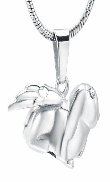 zzl081 angel wing rabbit stainless steel keepsake urn necklace with crystal eyes pet memorial jewelry for cremation ashes1975105, Silver
zzl081 angel wing rabbit stainless steel keepsake urn necklace with crystal eyes pet memorial jewelry for cremation ashes1975105, Silver