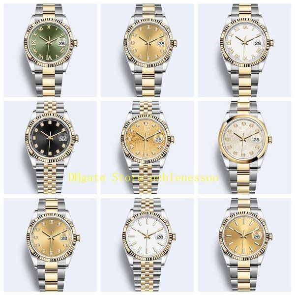 20 style with original box midsize watch ladies men's 126233 two tone 36mm champagne diamond dial oyster jubilee band 126203 273d, Slivery;golden
20 style with original box midsize watch ladies men's 126233 two tone 36mm champagne diamond dial oyster jubilee band 126203 273d, Slivery;golden