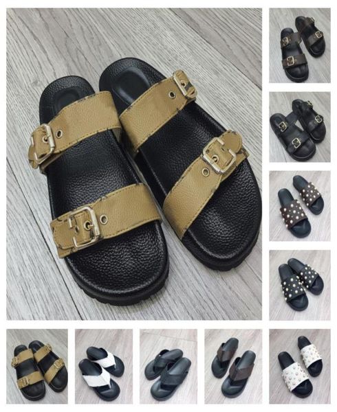old flower classic womens slippers pu leather beach sandal slide paseo flat comfort sandals women summer swimming pool slipper des4725229, Black
old flower classic womens slippers pu leather beach sandal slide paseo flat comfort sandals women summer swimming pool slipper des4725229, Black