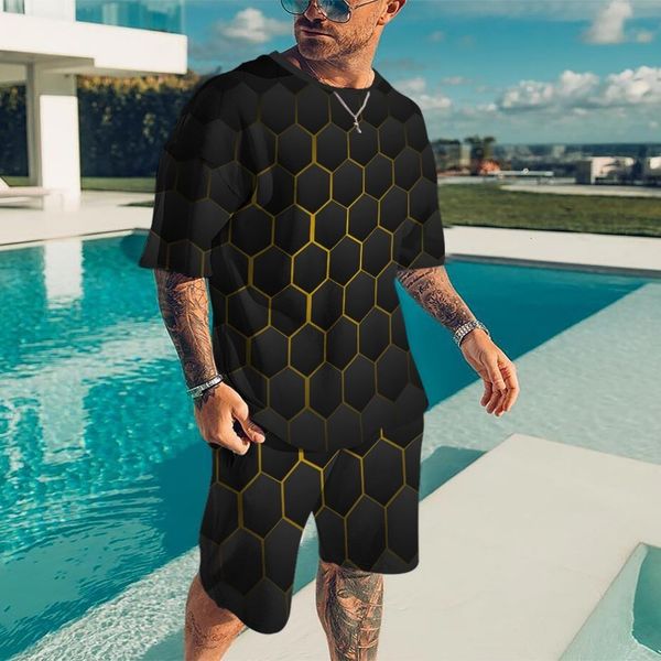 men's tracksuits summer men's casual beach shorts set 3d printed blu ray fragments round neck men's t-shirt short sleeve two, Gray
men's tracksuits summer men's casual beach shorts set 3d printed blu ray fragments round neck men's t-shirt short sleeve two, Gray