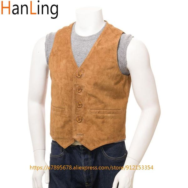 blazers leather vest men's authentic tan suede waistcoat steampunk style, White;black
blazers leather vest men's authentic tan suede waistcoat steampunk style, White;black