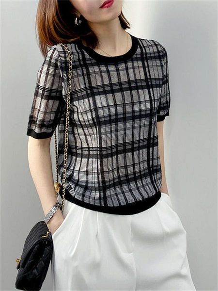 t-shirt 4xl women spring summer blouses shirts lady fashion casual short sleeve oneck lattice stripe printing knitting blusas wy070, White
t-shirt 4xl women spring summer blouses shirts lady fashion casual short sleeve oneck lattice stripe printing knitting blusas wy070, White