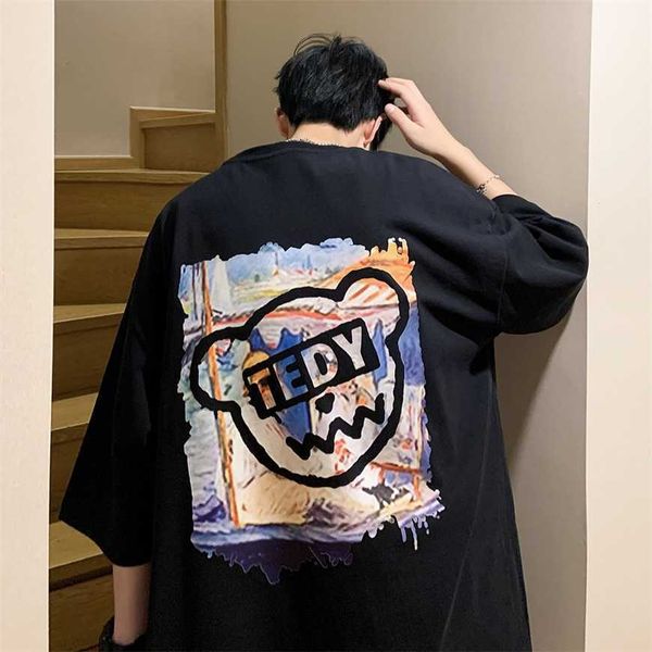 32% off street t-shirt men's trendy hip-hop american hiphop short sleeved design small and loose quarter sleeves, White;black
32% off street t-shirt men's trendy hip-hop american hiphop short sleeved design small and loose quarter sleeves, White;black