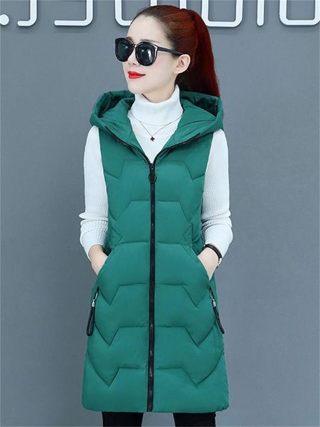 vests vest women green long slim small girls sleeveless waistcoat 2022 autumn winter new korean students blue hooded down cotton coats, Black;white
vests vest women green long slim small girls sleeveless waistcoat 2022 autumn winter new korean students blue hooded down cotton coats, Black;white