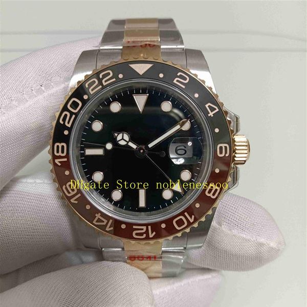 super gm factory cal 3285 movement watches men black sapphire glass 40mm rose gold ceramic bezel 904l steel bracelet sport gmf aut289i, Slivery;brown
super gm factory cal 3285 movement watches men black sapphire glass 40mm rose gold ceramic bezel 904l steel bracelet sport gmf aut289i, Slivery;brown