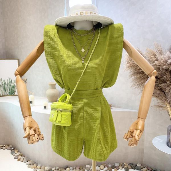 dress new women's clothing 2022 summer loose and thin solid color sleeveless high waist loose wide leg shorts two piece set, White
dress new women's clothing 2022 summer loose and thin solid color sleeveless high waist loose wide leg shorts two piece set, White
