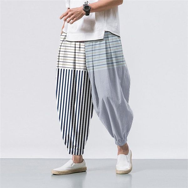 pants oversize 6xl summer striped splicing printed casual beach harem pants men hip hop nine points trousers jogger sweatpants, Black
pants oversize 6xl summer striped splicing printed casual beach harem pants men hip hop nine points trousers jogger sweatpants, Black