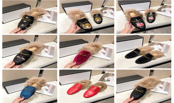 famous velvet prince town muller woman leather rabbit fur slippers women wool loafers slipper lady mules casual shoes with box man1114522, Black
famous velvet prince town muller woman leather rabbit fur slippers women wool loafers slipper lady mules casual shoes with box man1114522, Black