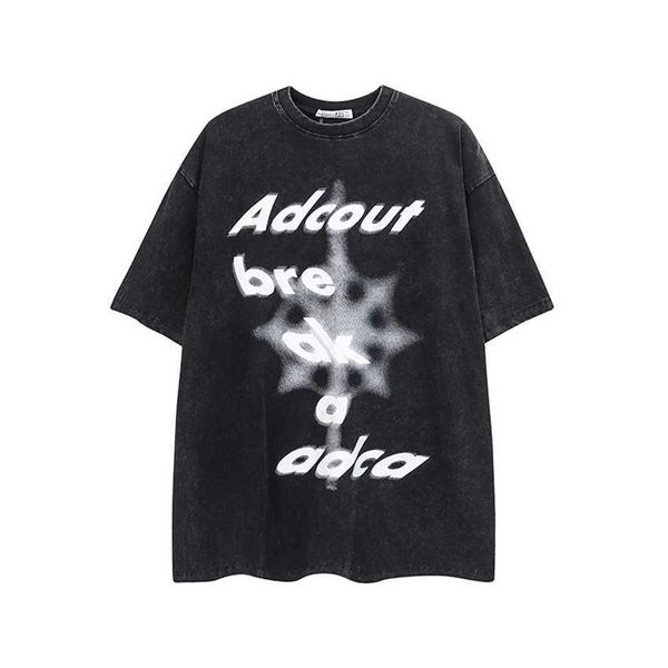 design sense street gothic print short sleeve men's and women's loose fit fashion summer net red, White;black
design sense street gothic print short sleeve men's and women's loose fit fashion summer net red, White;black