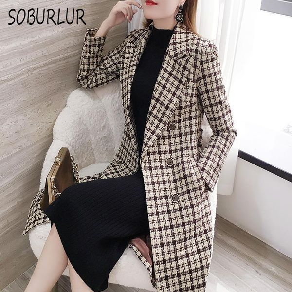 fur tweed coat women korean commute slim midlength coat loose 2021 new autumn winter long sleeve women woolen coat thick jacket, Black
fur tweed coat women korean commute slim midlength coat loose 2021 new autumn winter long sleeve women woolen coat thick jacket, Black