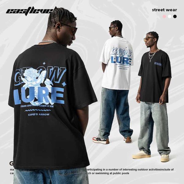 2023 t shirt china-chic street hip-hop t-shirt men's short sleeved cotton loose large round neck lovers' fashion brand versatile p, White;black
2023 t shirt china-chic street hip-hop t-shirt men's short sleeved cotton loose large round neck lovers' fashion brand versatile p, White;black