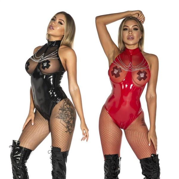 plus size women leather lingerie transparent lace hollow underwear porno crotchless langerie babydoll erotic costumes388282g, Black;white 
plus size women leather lingerie transparent lace hollow underwear porno crotchless langerie babydoll erotic costumes388282g, Black;white