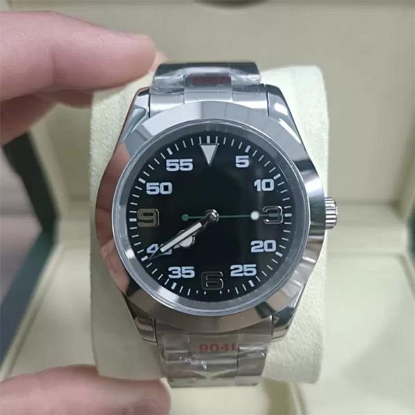 sw luxury mens watch 40mm selling air king stainless steel sapphire glass mirror automatic mechanical wristwatches sky 116900 stan234i, Slivery;brown
sw luxury mens watch 40mm selling air king stainless steel sapphire glass mirror automatic mechanical wristwatches sky 116900 stan234i, Slivery;brown