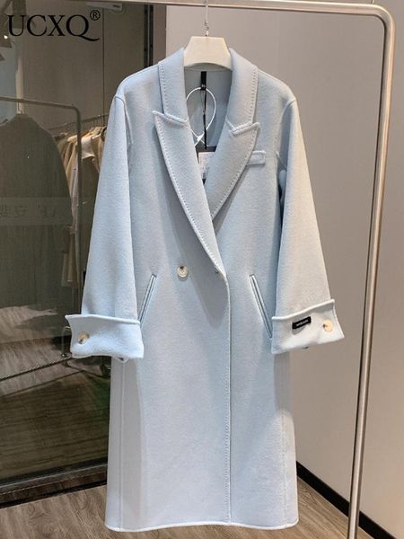 fur ucxq women woolen coat solid buckle elegant simple style new lapel long sleeve loose fashion tide autumn winter 2022 23kx3022, Black
fur ucxq women woolen coat solid buckle elegant simple style new lapel long sleeve loose fashion tide autumn winter 2022 23kx3022, Black