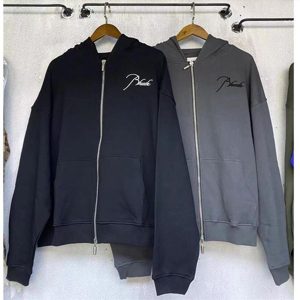 cardigan hoodie men women 1 embroidery hooded pullovers2111, Black;brown