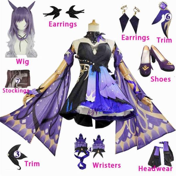anime costumes game genshin impact keqing cosplay cold lush magnificent keqing new skin outfit halloween cosplay ke qing bunny sui246b, Black
anime costumes game genshin impact keqing cosplay cold lush magnificent keqing new skin outfit halloween cosplay ke qing bunny sui246b, Black