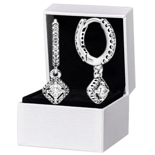 square sparkle hoop earrings original box set for pandora 925 sterling silver cz diamond pendant earring womens wedding designer j297f, Golden;silver
square sparkle hoop earrings original box set for pandora 925 sterling silver cz diamond pendant earring womens wedding designer j297f, Golden;silver