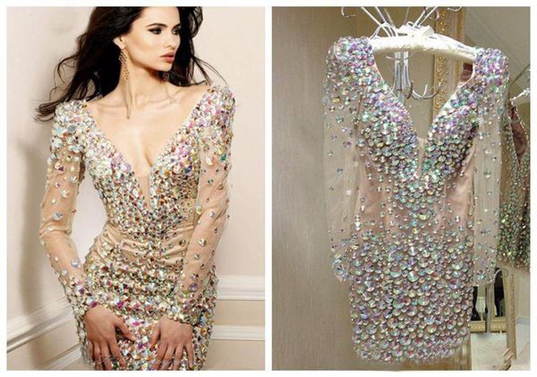 bling rhinestone homecoming cocktail dresses party gowns deep v neck long sleeve short special occasion for women4538902, Blue;pink
bling rhinestone homecoming cocktail dresses party gowns deep v neck long sleeve short special occasion for women4538902, Blue;pink