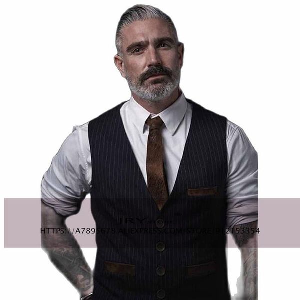 blazers men's vest vneck 4 button retro slim fit jacket striped vest steampunk waistcoat, White;black
blazers men's vest vneck 4 button retro slim fit jacket striped vest steampunk waistcoat, White;black