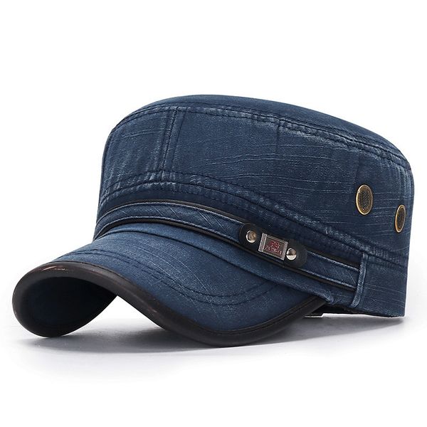 ball caps fashion flat hat mens vintage military outdoor casual cotton soldier denim sun visor solid baseball cap 230421, Blue;gray
ball caps fashion flat hat mens vintage military outdoor casual cotton soldier denim sun visor solid baseball cap 230421, Blue;gray