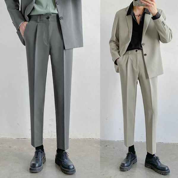 blazers 2022 men's korean style slim fit casual pants fashion youth 9point business suit pants 4 color highquality trousers size s2xl, White;black
blazers 2022 men's korean style slim fit casual pants fashion youth 9point business suit pants 4 color highquality trousers size s2xl, White;black