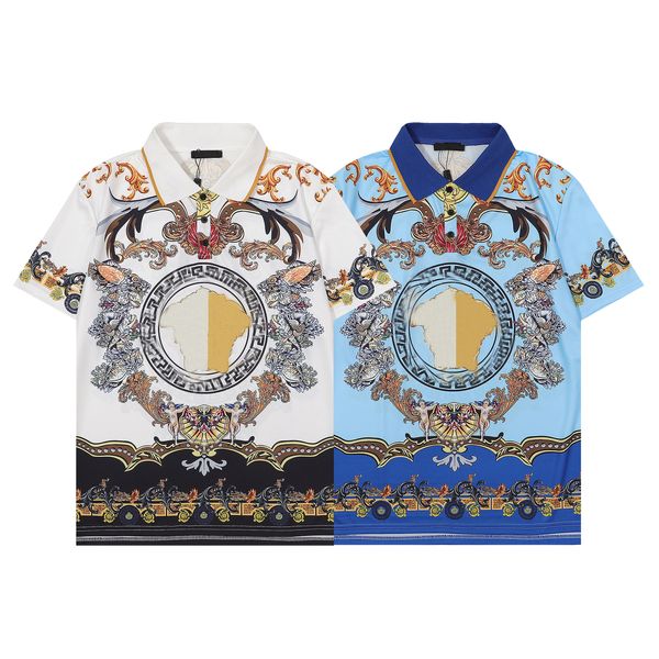 2023 luxury europe paris patchwork men tshirt fashion mens designer t shirt casual men clothes medusa cotton tee luxury polo, White;black
2023 luxury europe paris patchwork men tshirt fashion mens designer t shirt casual men clothes medusa cotton tee luxury polo, White;black