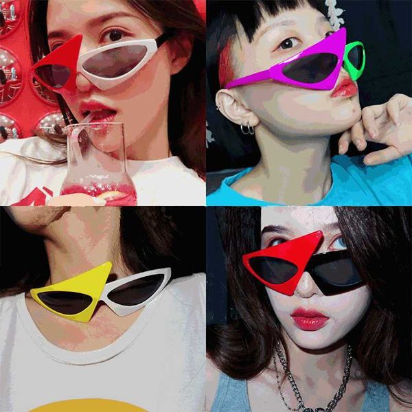 sunglasses european and american hiphop style bar green red triangle glasses fancy party punk funny decorative festival sunglasses j230422, White;black
sunglasses european and american hiphop style bar green red triangle glasses fancy party punk funny decorative festival sunglasses j230422, White;black