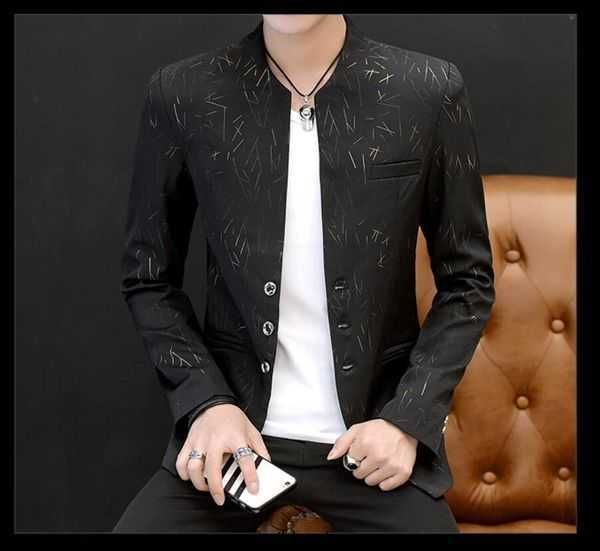 men's casual collar suit 2022 youth handsome trend slim print suit 3jvre, White;black
men's casual collar suit 2022 youth handsome trend slim print suit 3jvre, White;black