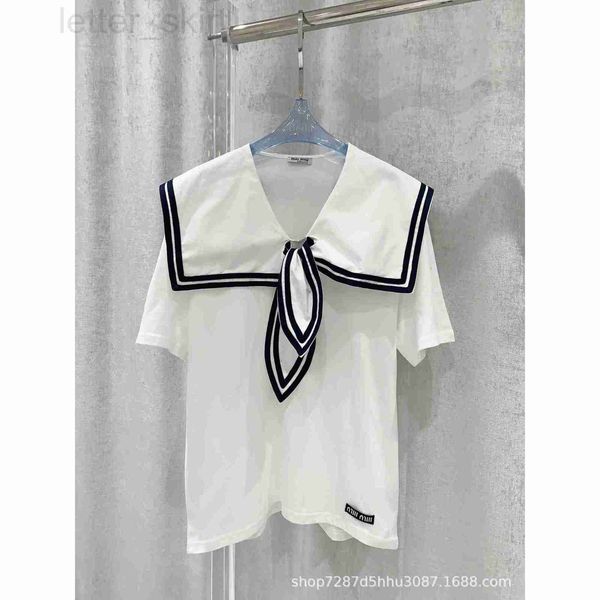 women's t-shirt designer 23 spring/summer new niche design shawl heavy work letter embroidered short sleeved t-shirt sweet and versatil, White
women's t-shirt designer 23 spring/summer new niche design shawl heavy work letter embroidered short sleeved t-shirt sweet and versatil, White