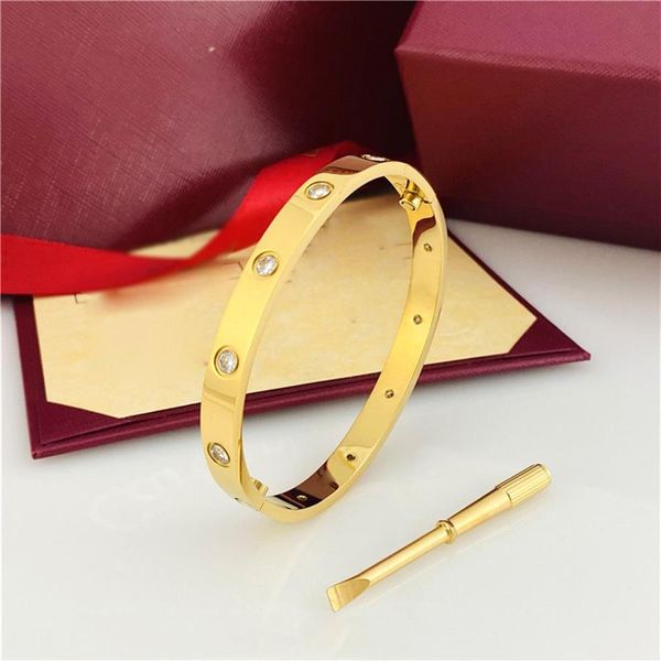 bracelet luxury designer channel men's gold bracelets screw diamond bangle wedding engagement gift fashionable woman men love277o, Black
bracelet luxury designer channel men's gold bracelets screw diamond bangle wedding engagement gift fashionable woman men love277o, Black