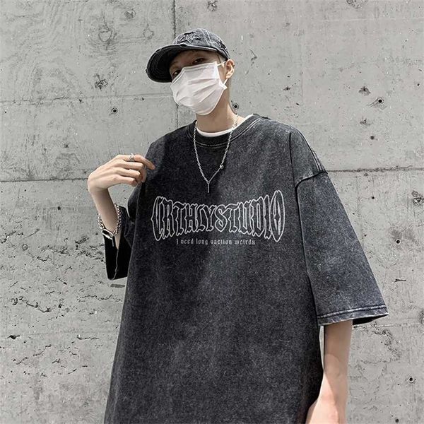 34% off new large street american washed old letter printing fashion loose short sleeve t-shirt, White;black
34% off new large street american washed old letter printing fashion loose short sleeve t-shirt, White;black