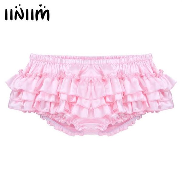 iiniim mens lingerie gay panties shiny satin ruffled bloomer tiered skirted panties briefs for bikini male sissy underwear 20186h, Black;white
iiniim mens lingerie gay panties shiny satin ruffled bloomer tiered skirted panties briefs for bikini male sissy underwear 20186h, Black;white