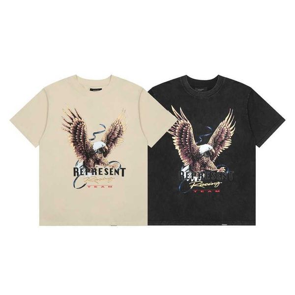 34% off fashion represent eagle letter micro label washable short t-shirt men's and women's street half sleeve, White;black
34% off fashion represent eagle letter micro label washable short t-shirt men's and women's street half sleeve, White;black