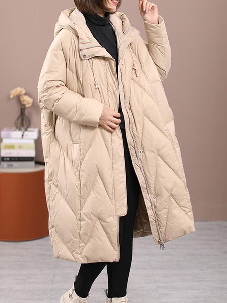parkas ailegogo 2022 winter women hooded loose thick warm long down parka casual female zipper 90% white duck down coat snow outwear, Black
parkas ailegogo 2022 winter women hooded loose thick warm long down parka casual female zipper 90% white duck down coat snow outwear, Black