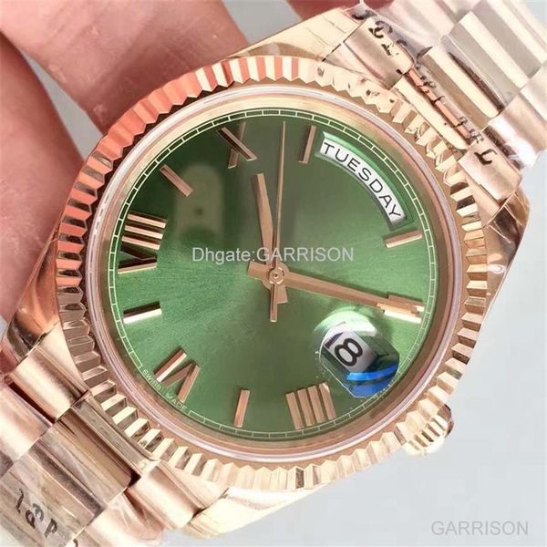 41mm new designer watches automatic mechine black dial crown clasp watches men daydate mens watches silver bracelect2760, Slivery;brown
41mm new designer watches automatic mechine black dial crown clasp watches men daydate mens watches silver bracelect2760, Slivery;brown