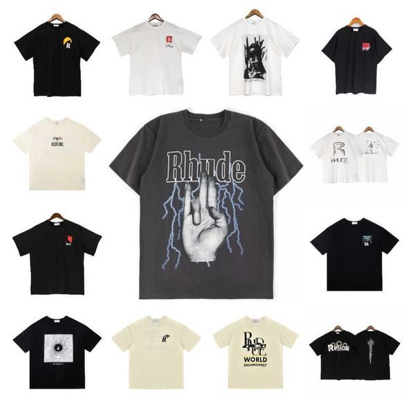 rhude tshirt designer mens t shirts tide printed tee men women round neck short sleeve tshirt casual loose fashion high street hip hop styli, White;black
rhude tshirt designer mens t shirts tide printed tee men women round neck short sleeve tshirt casual loose fashion high street hip hop styli, White;black