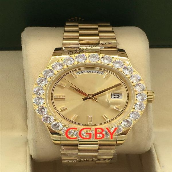 men's automatic mechanical watch size 41 mm outer diamond ring imported movement dual calendar display luminous waterproof278p, Slivery;brown
men's automatic mechanical watch size 41 mm outer diamond ring imported movement dual calendar display luminous waterproof278p, Slivery;brown