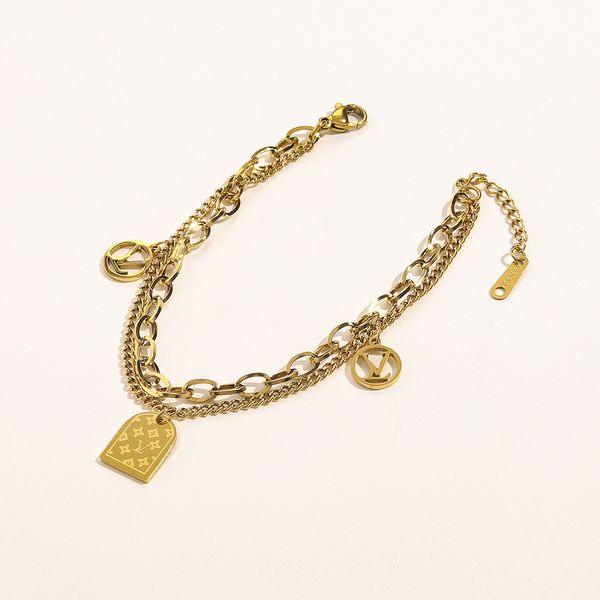 fashion bracelet multi layered four leaf grass letter bracelet european and american light luxury style bracelet, Black
fashion bracelet multi layered four leaf grass letter bracelet european and american light luxury style bracelet, Black