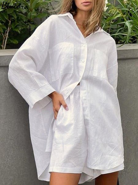 dress women cotton linen oversized 2 piece set loose long sleeve shirts and mini shorts suit summer white casual fashion outfits
dress women cotton linen oversized 2 piece set loose long sleeve shirts and mini shorts suit summer white casual fashion outfits