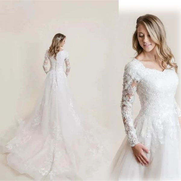 boho lace wedding dress 2023 elegant long sleeve bridal gowns v neck tulle country western vestido de novia, White
boho lace wedding dress 2023 elegant long sleeve bridal gowns v neck tulle country western vestido de novia, White