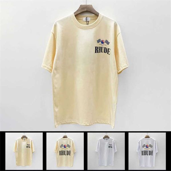 30% off fashion limited rhude casual street hip-hop summer new loose round neck short sleeve t-shirt, White;black
30% off fashion limited rhude casual street hip-hop summer new loose round neck short sleeve t-shirt, White;black