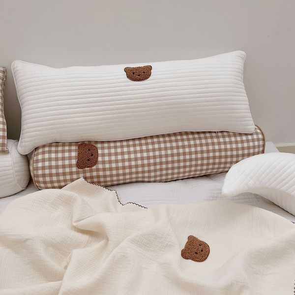 pillows born pillow baby columnar infant toddler sleep positioner anti roll protection of 25x70cm plaid bear embroidery 230516
pillows born pillow baby columnar infant toddler sleep positioner anti roll protection of 25x70cm plaid bear embroidery 230516
