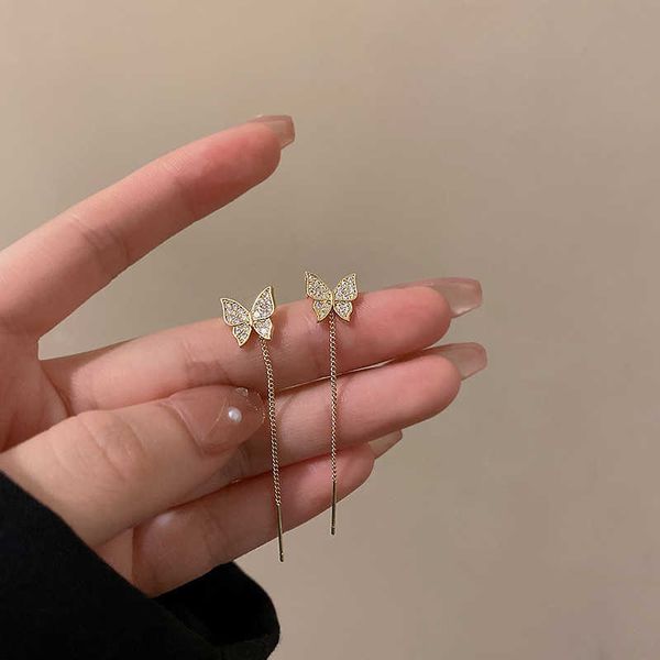 charm 2022 new inlaid zircon butterfly earrings delicate simple gold butterfly earrings personalized jewelry earrings anniversary gift aa230, Golden
charm 2022 new inlaid zircon butterfly earrings delicate simple gold butterfly earrings personalized jewelry earrings anniversary gift aa230, Golden