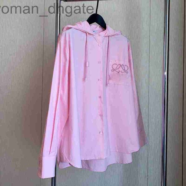 women's blouses & shirts designer design sense niche trendy brand hooded embroidery 23 spring/summer high-end solid color shirt loose a, White
women's blouses & shirts designer design sense niche trendy brand hooded embroidery 23 spring/summer high-end solid color shirt loose a, White