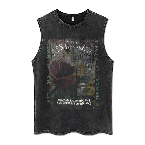 32% off street hiphop washable old sleeveless t-shirt men's hip-hop outwear ins trendy loose fitting sports vest, White;black
32% off street hiphop washable old sleeveless t-shirt men's hip-hop outwear ins trendy loose fitting sports vest, White;black