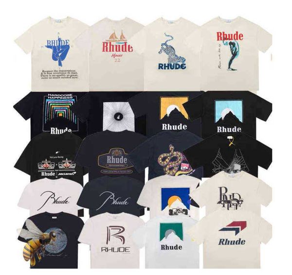 summer collection rhude tshirt oversize heavy fabric couple dress t shirt w2, White;black
summer collection rhude tshirt oversize heavy fabric couple dress t shirt w2, White;black
