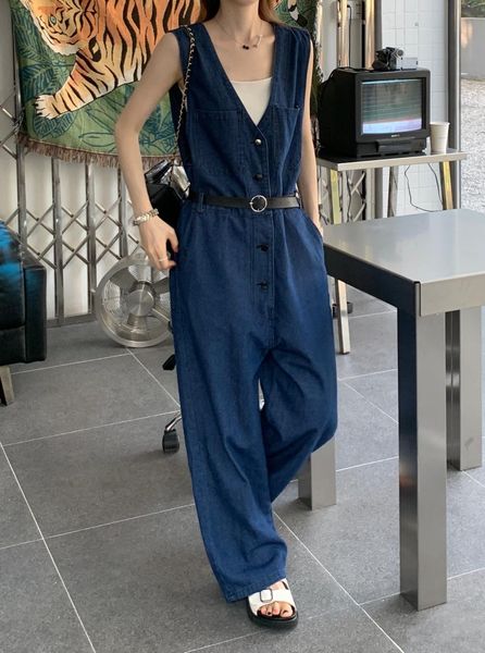 women's jumpsuits rompers fashion denim jumpsuits for women casual loose sleeveless v-neck long straight pants wide leg mopping pants 2, Black;white
women's jumpsuits rompers fashion denim jumpsuits for women casual loose sleeveless v-neck long straight pants wide leg mopping pants 2, Black;white