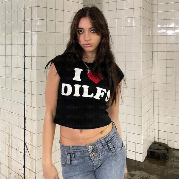 women's t-shirt y2k fashion i love dilfs graphics fairy grunge summer e-girl white crop slim 2000s harajuku goth short sleeve t-shirt
women's t-shirt y2k fashion i love dilfs graphics fairy grunge summer e-girl white crop slim 2000s harajuku goth short sleeve t-shirt