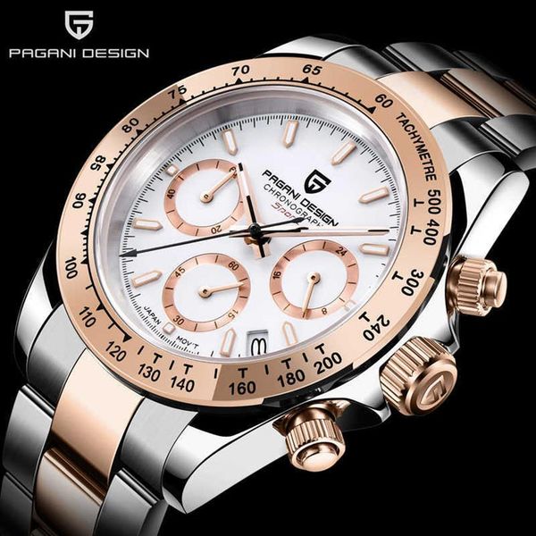 pagani design men's watches luxury s quartz wrist stainless steel chronograph relogio masculino 210728266y, Slivery;brown
pagani design men's watches luxury s quartz wrist stainless steel chronograph relogio masculino 210728266y, Slivery;brown